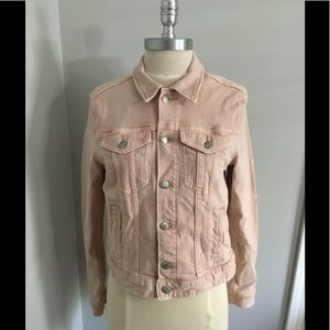 H&M Pink Denim Jean Jacket